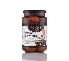 Kalamon Oliven DOP im Glas Essig-Salzlake 210gr