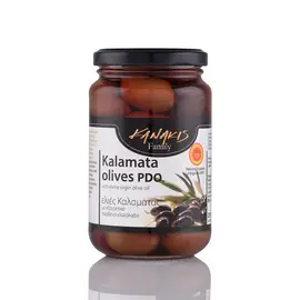 Kalamon Oliven DOP im Glas Essig-Salzlake 210gr